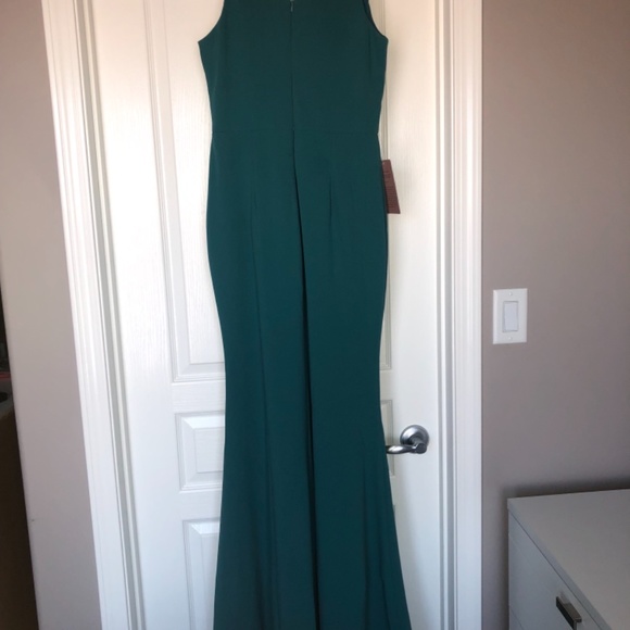 BHLDN Jones V-Neck Crepe Dress Sz 10 - Picture 2 of 6